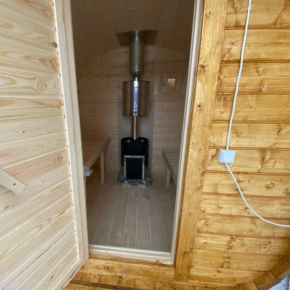 картинка Баня бочка Квадро 2х2 метра