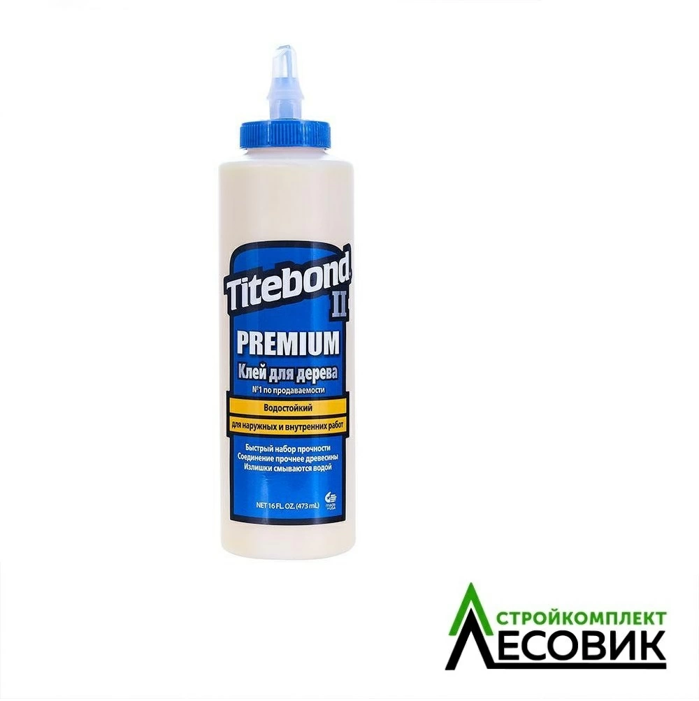 картинка Клей столярный Titebond Premium II влагостойкий D3, 473 мл