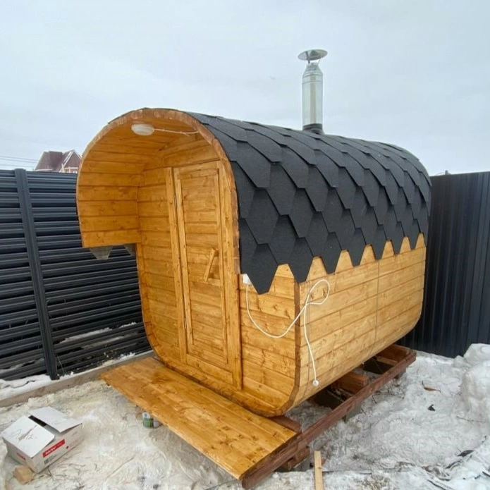 картинка Баня бочка Квадро 2х2 метра