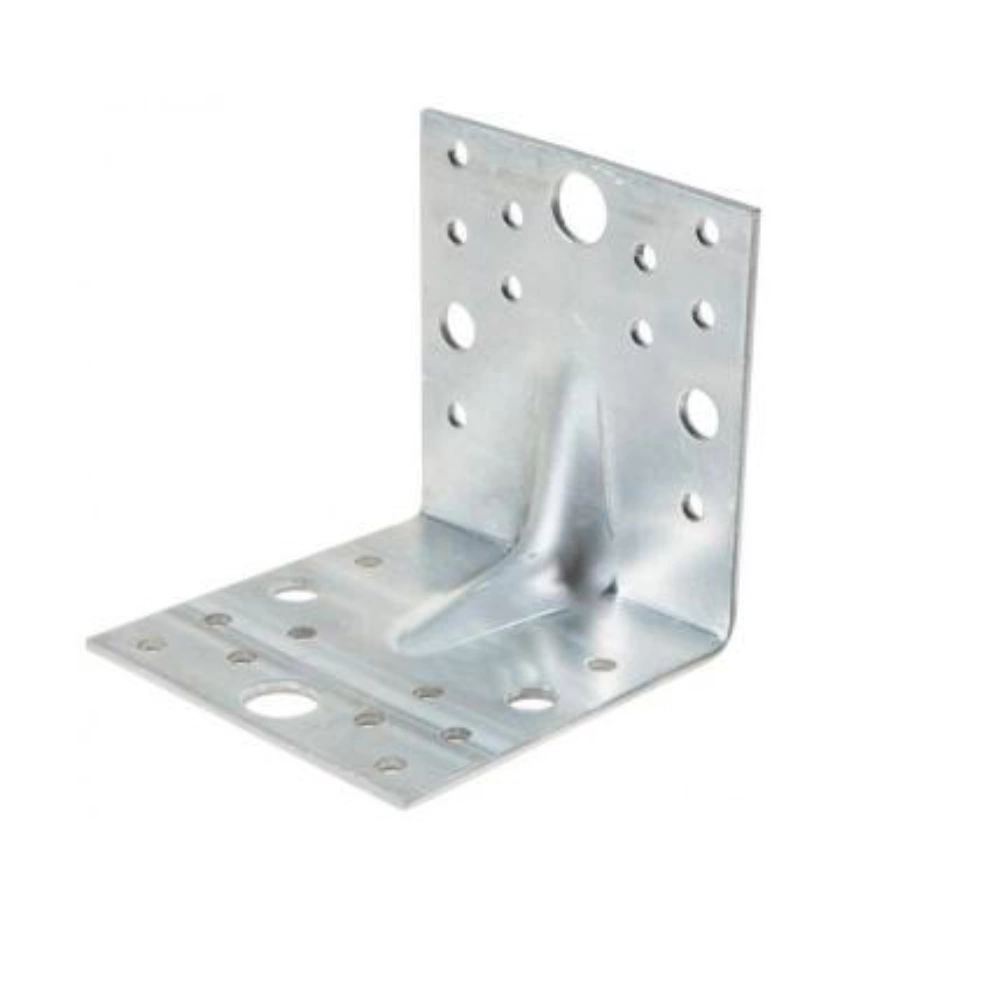 картинка №11 Кронштейн крепежный 80*80*80*2мм из оц. стали усиленный