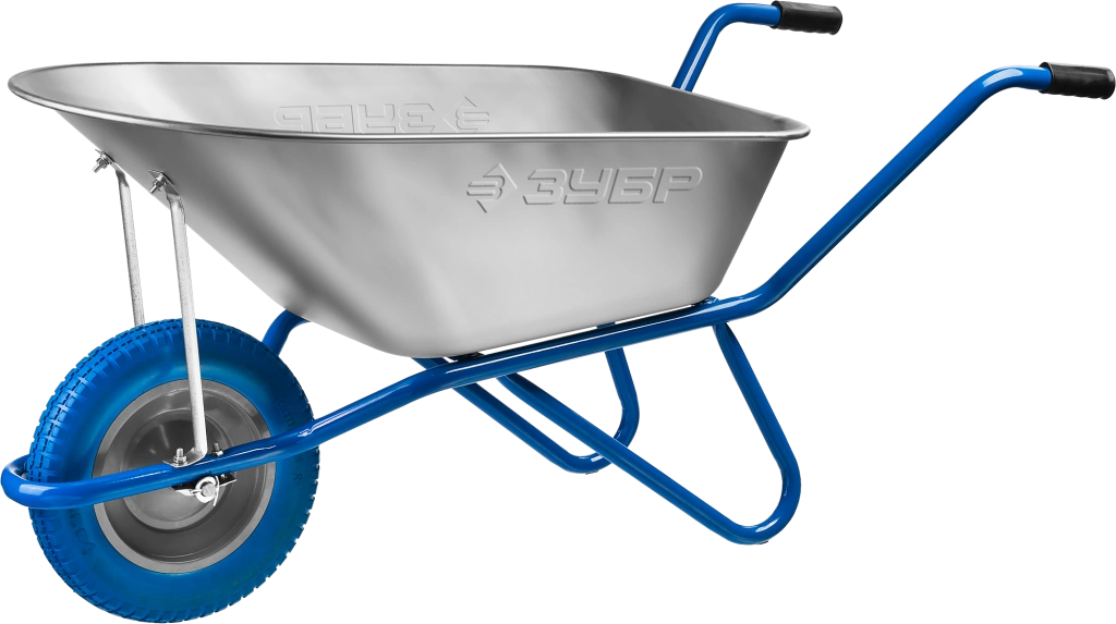 картинка Тачка ЗУБР ПТ-100 садово-строительная одноколесная, 180кг