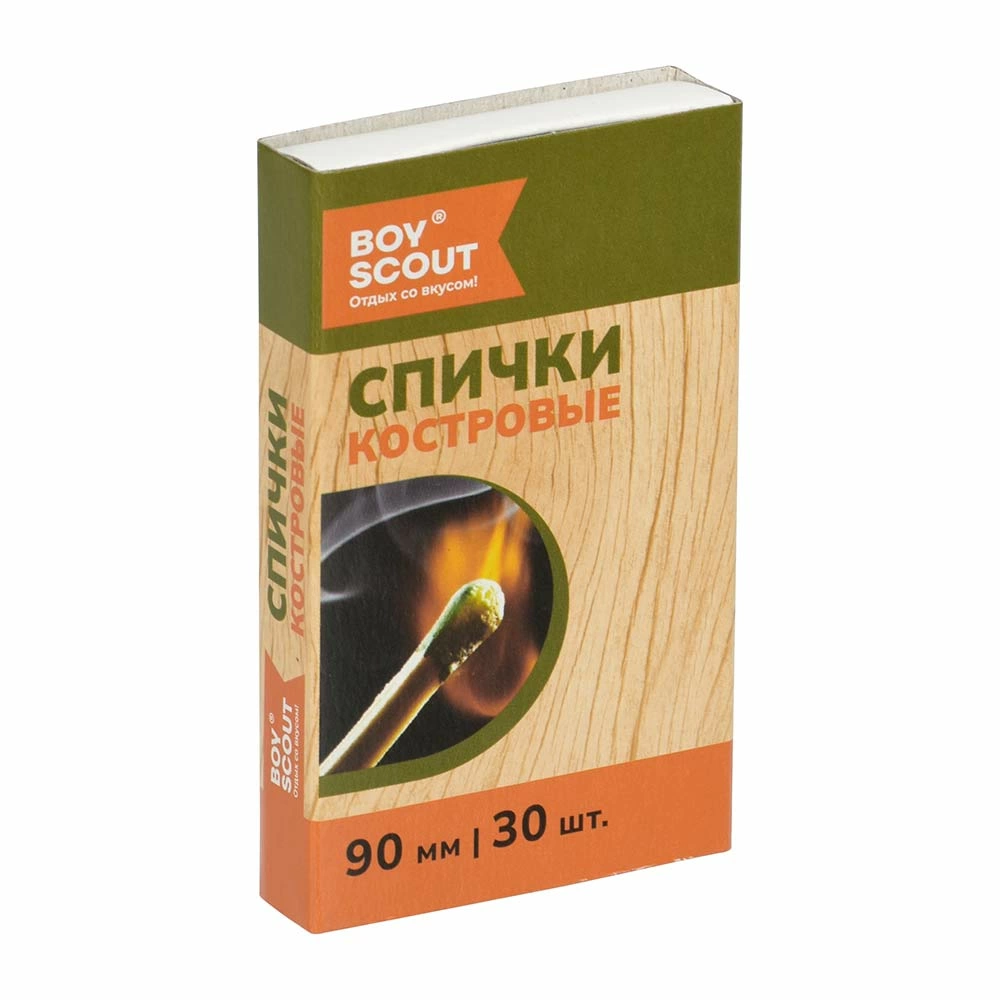 картинка Спички Костровые 90мм, 30шт/упак