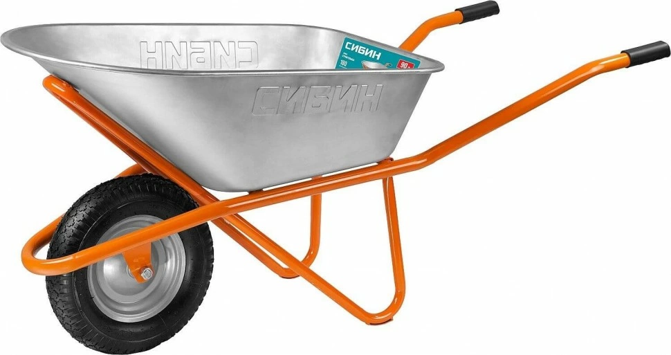 картинка Тачка СИБИН СТ-12 садово-строительная одноколесная, 90л.180кг