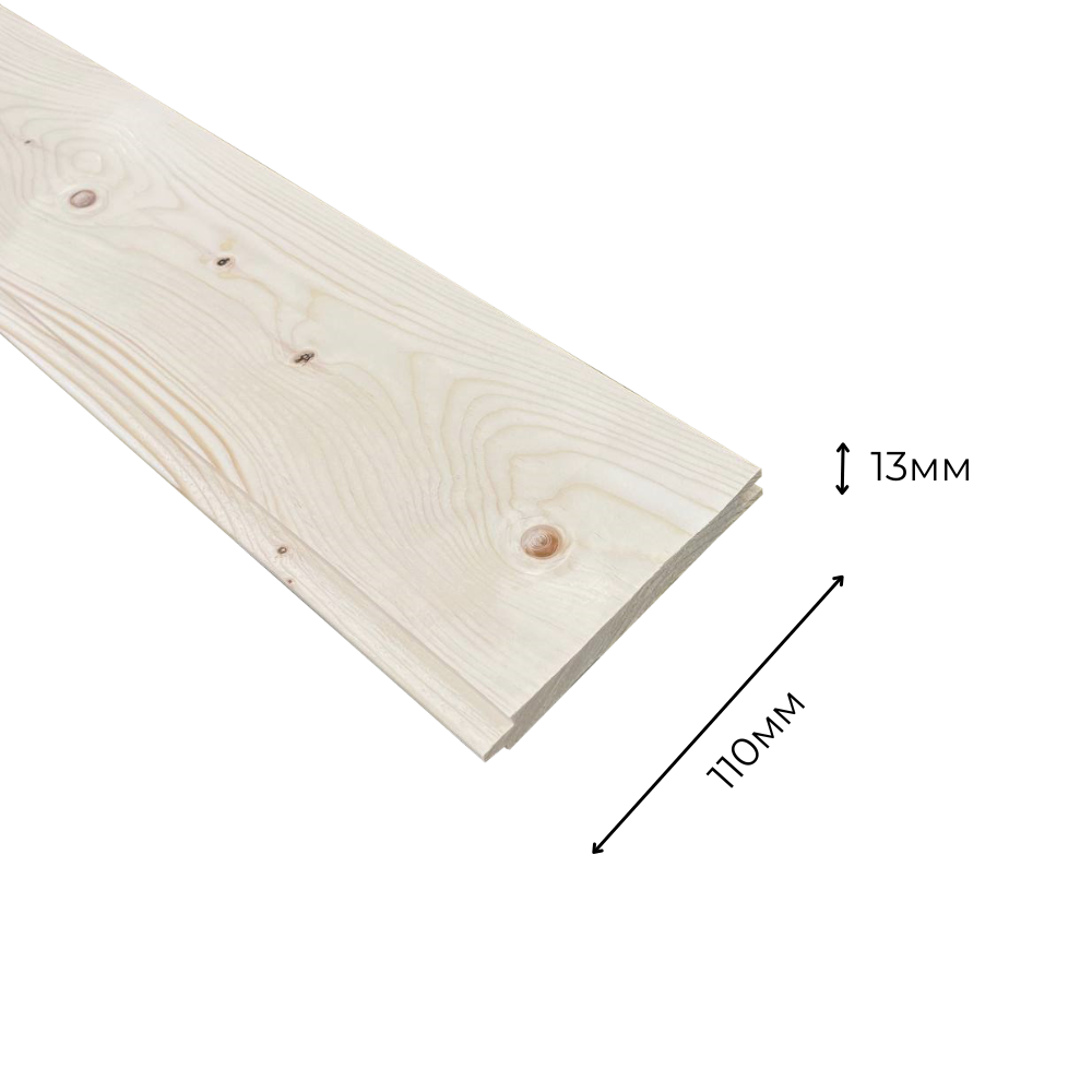 картинка Вагонка ЛОФТ ель/сосна 13х110х3000 мм сорт ВС