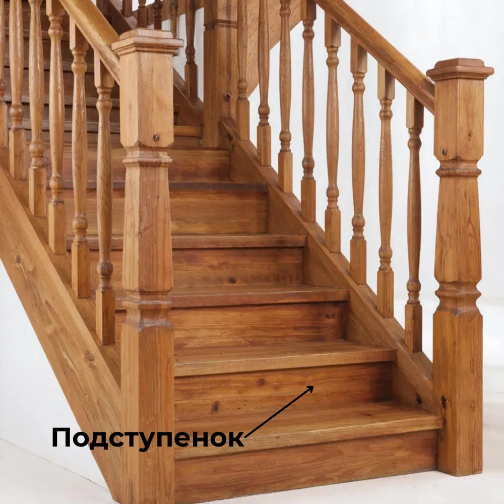 картинка Подступенок лиственница 18х200х1200мм сорт Экстра