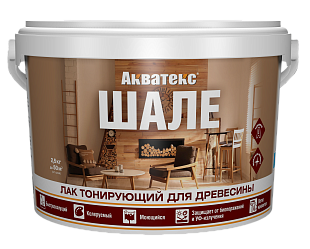 картинка Акватекс ШАЛЕ. Сосна. 0,9 л. Лак тонирующий для древесины внутри помещений