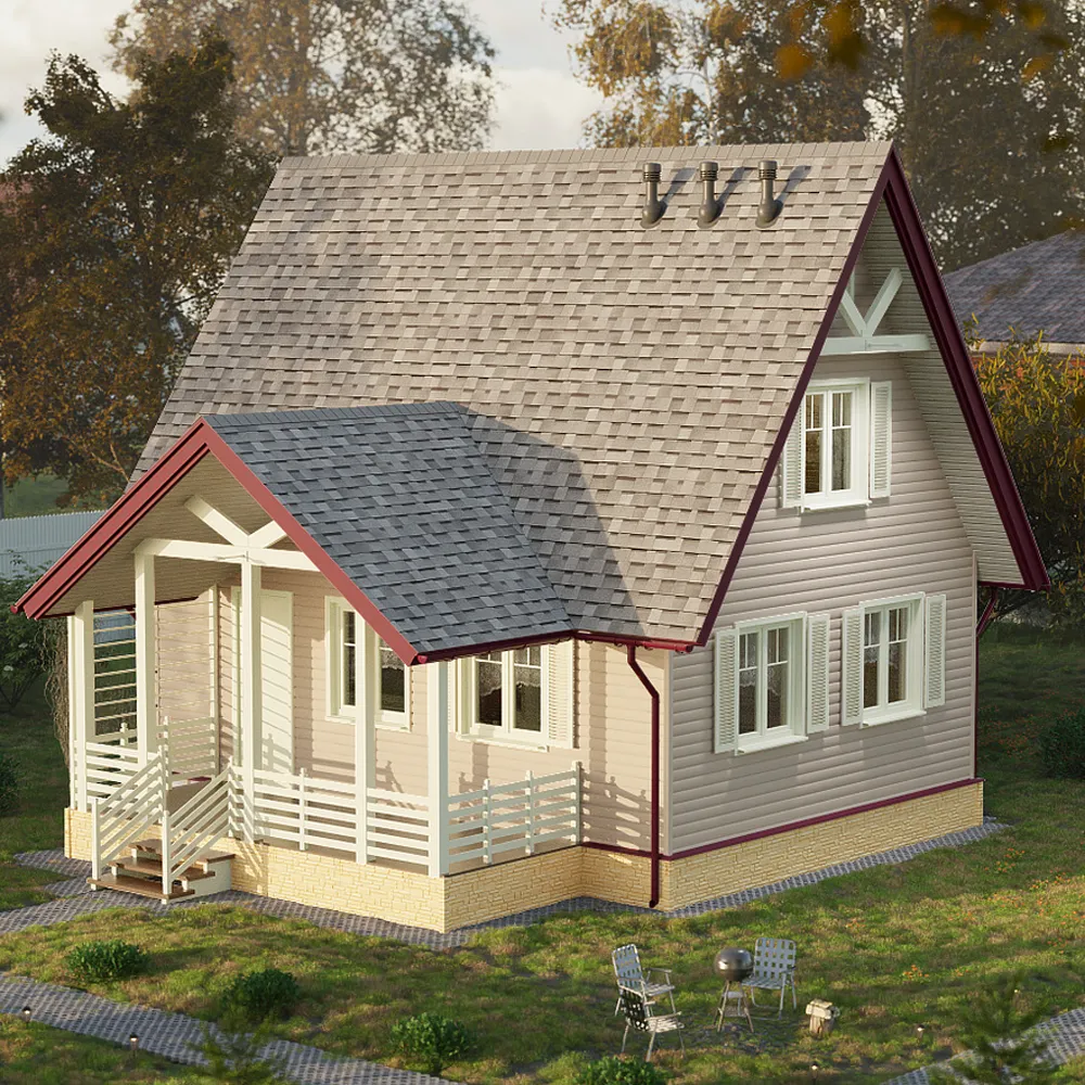 картинка Сайдинг Docke PASTEL Блок-хаус Крем-брюле