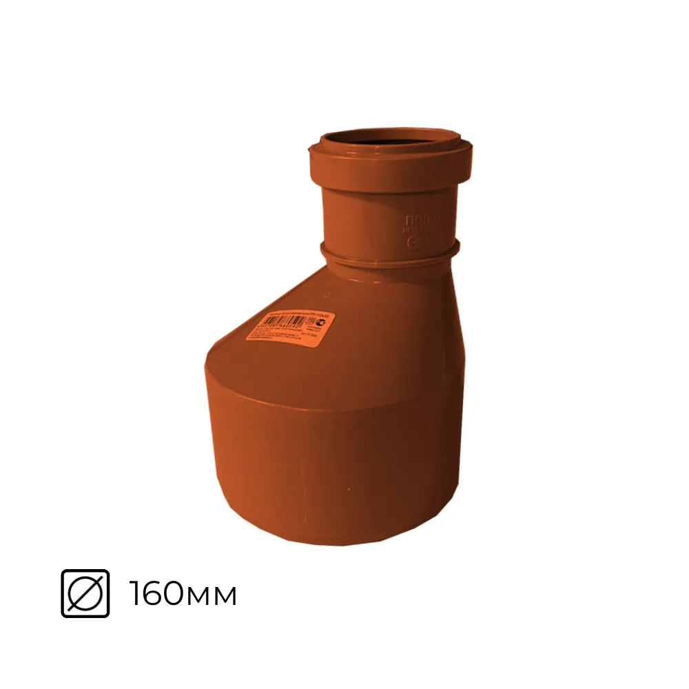 картинка Переход эксцентрический ⌀160/110мм наружный
