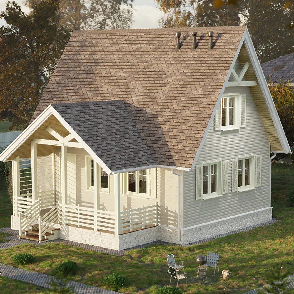 картинка Сайдинг Docke PASTEL Корабельный брус Сливки