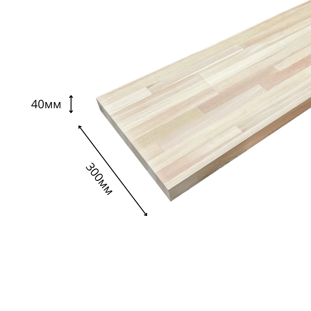 картинка Косоур\тетива лиственница 40х300х3000мм сорт Экстра