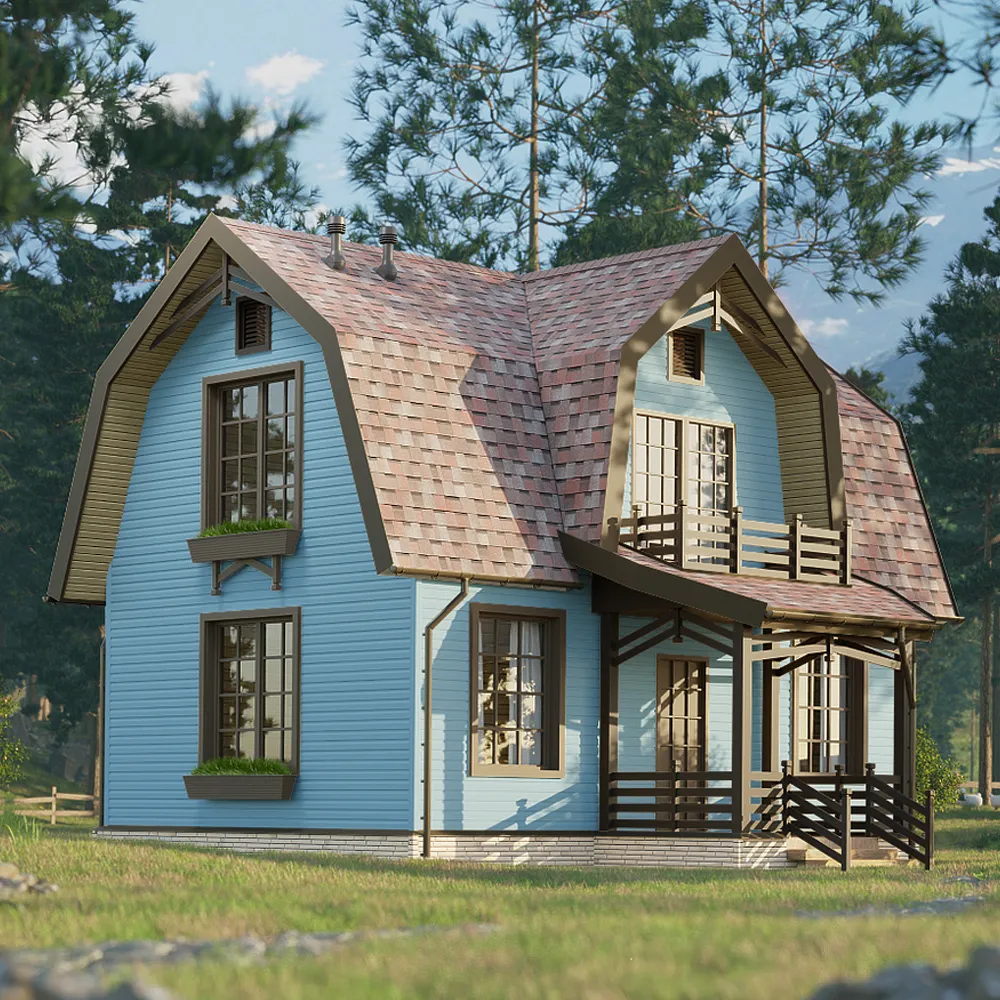 картинка Сайдинг Docke INTENSIVE Корабельный брус Слива