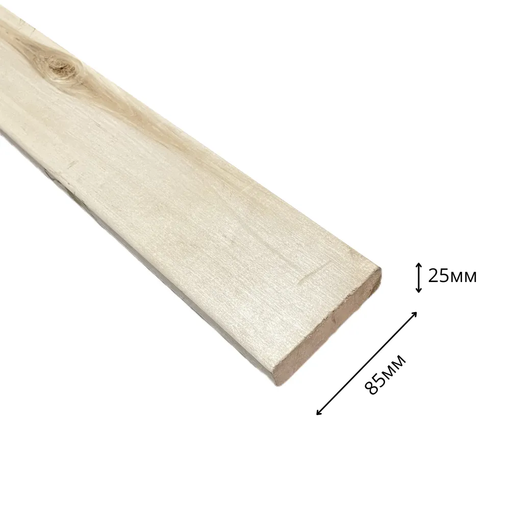 картинка Полок липа 25х85х2800мм сорт В