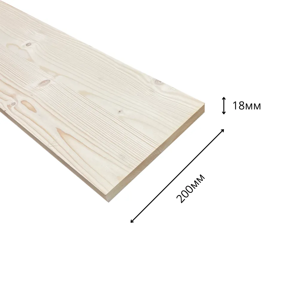 картинка Подступенок ель 18х200х1000мм сорт АВ