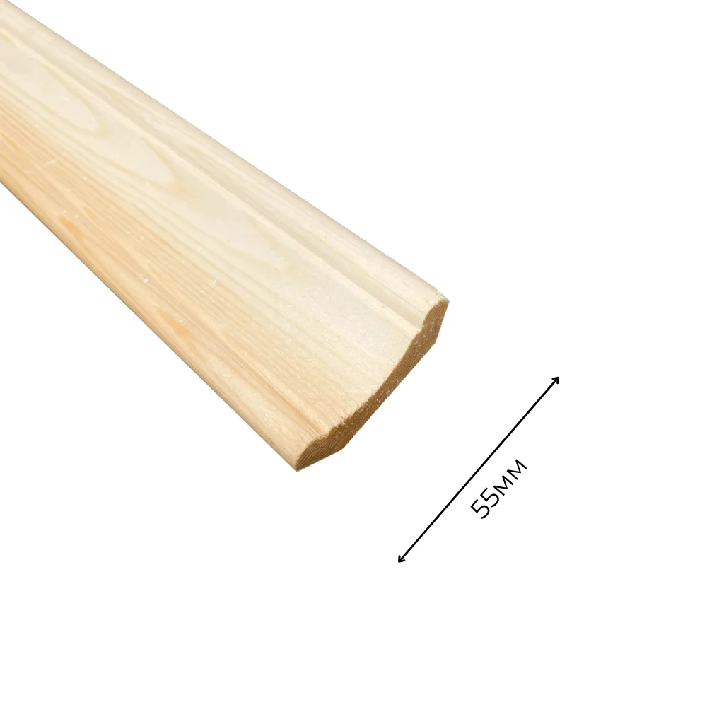 картинка Плинтус хвоя фигурный 55х2500мм Экстра