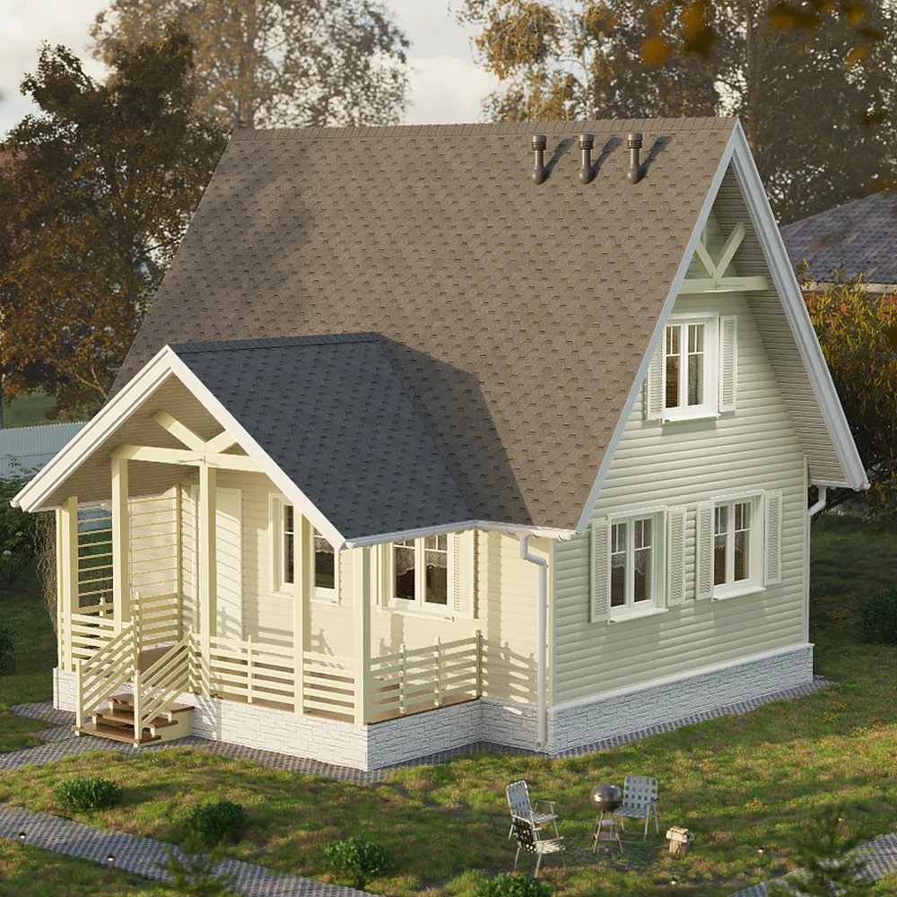 картинка Сайдинг Docke PASTEL Блок-хаус Банан