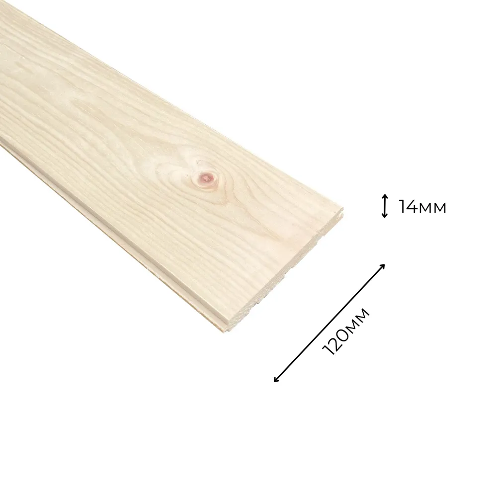 картинка Вагонка кедр 14х120х3000мм сорт АВ