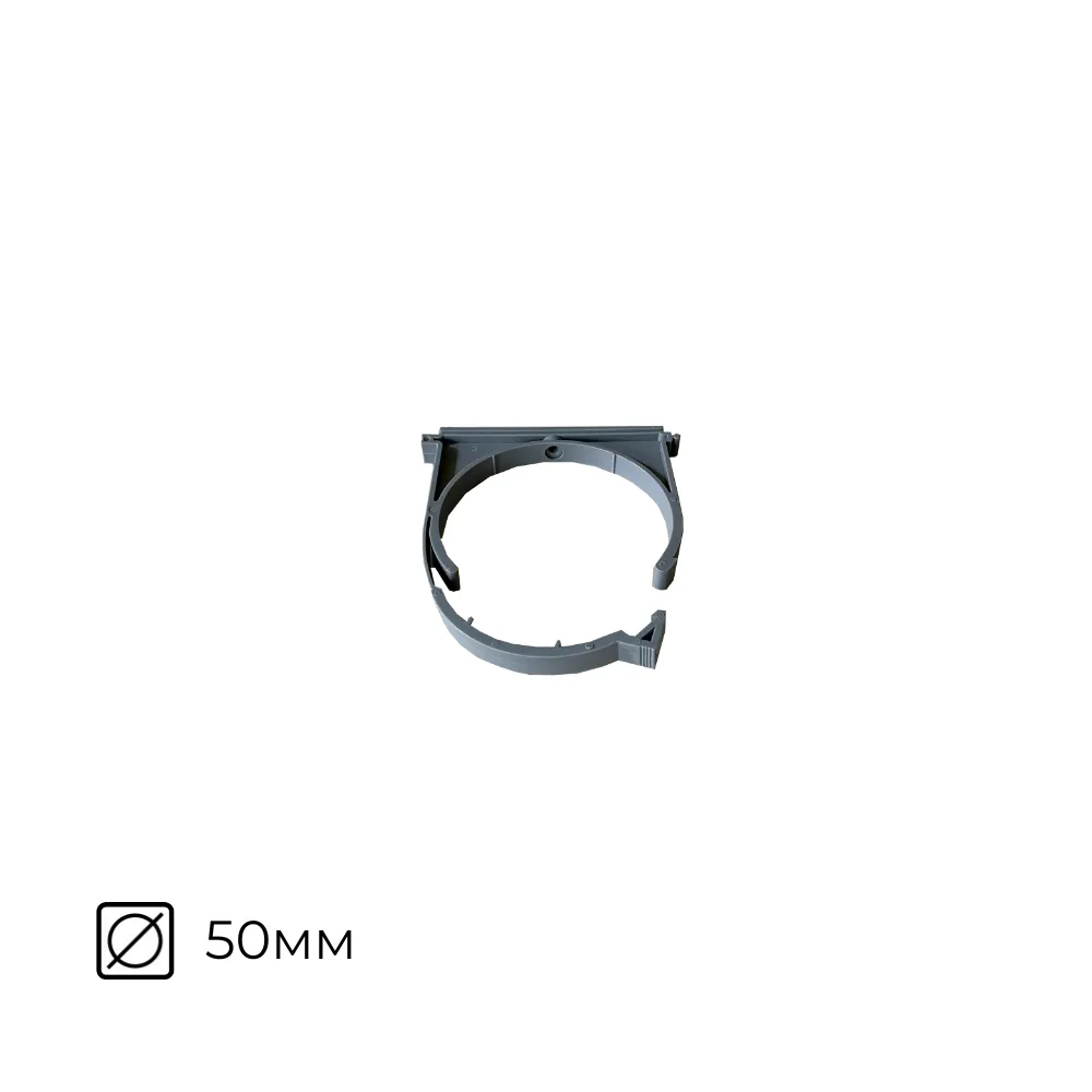 картинка Хомут ⌀50мм для канализационной трубы