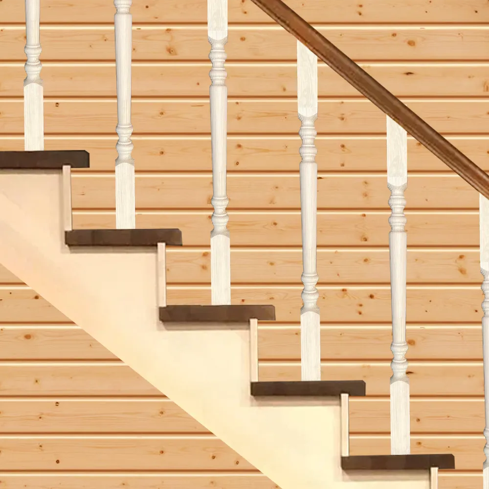 картинка Балясина №3 Тюльпан 50х50х900мм сосна сорт А