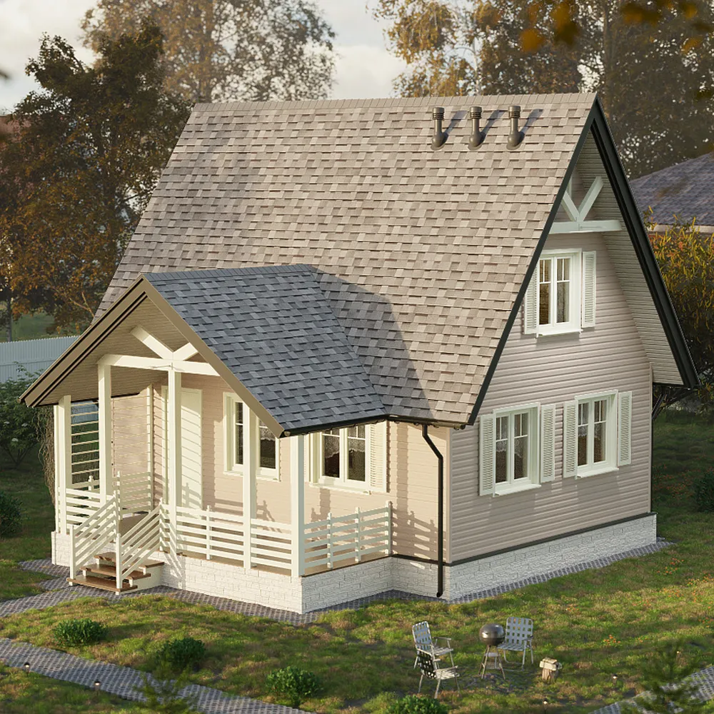 картинка Сайдинг Docke PASTEL Корабельный брус Крем-брюле