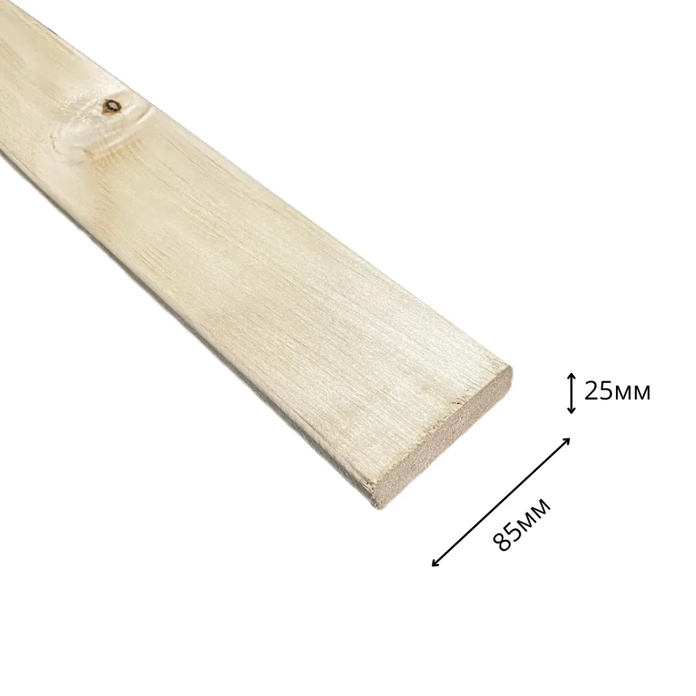 картинка Полок липа 25х85х1000мм сорт А