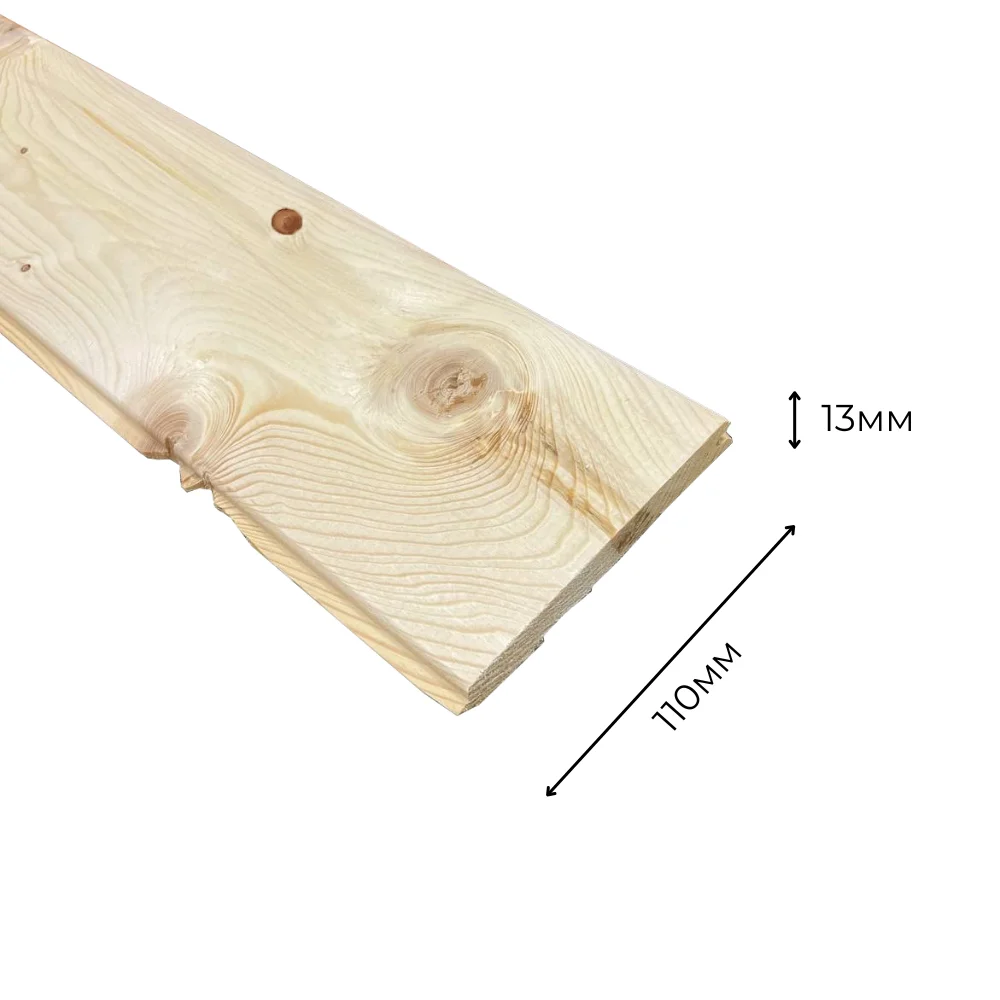 картинка Вагонка ШТИЛЬ ель/сосна 13х110х2000мм сорт С