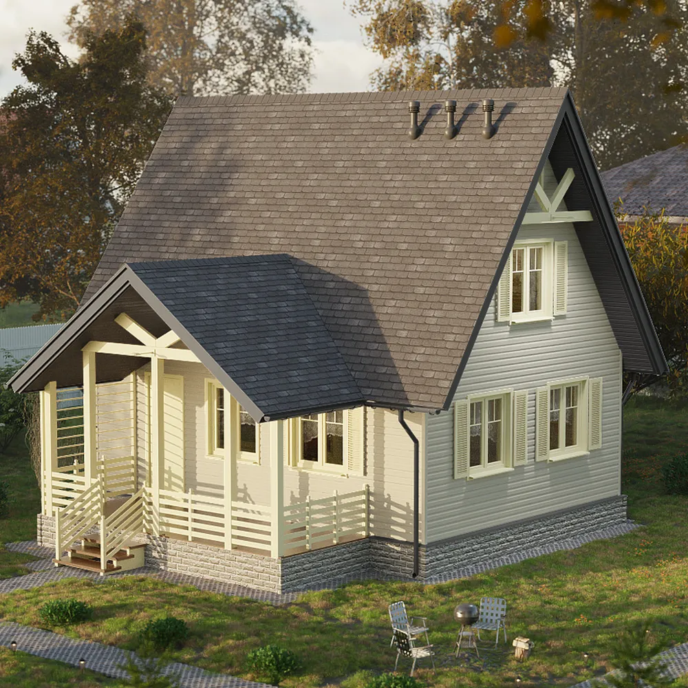 картинка Сайдинг Docke PASTEL Корабельный брус Халва