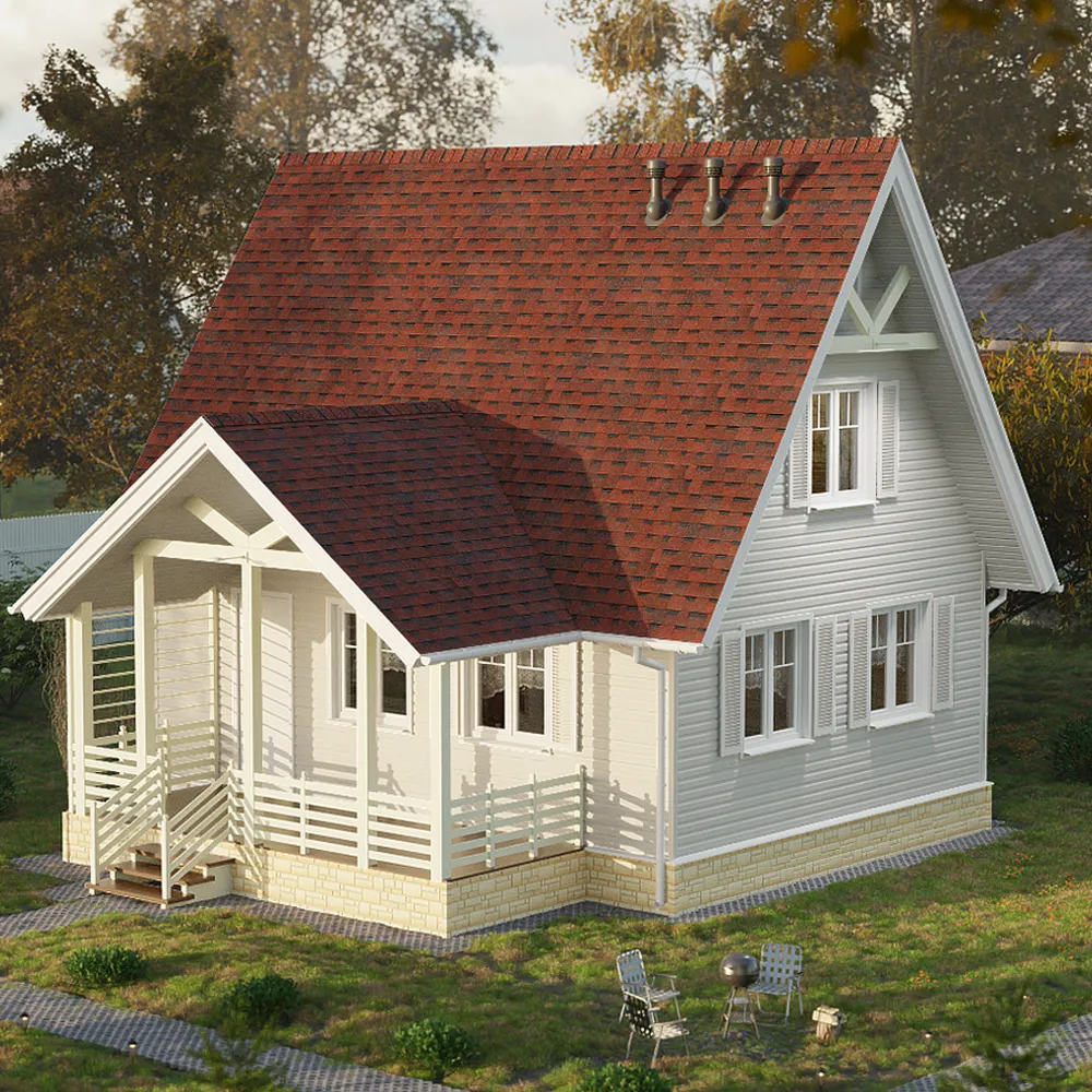 картинка Сайдинг Docke PASTEL Брус Пломбир