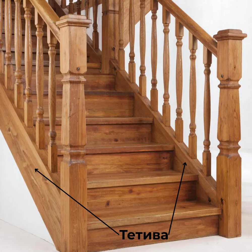 картинка Косоур\тетива береза 40х300х3000мм сорт Экстра