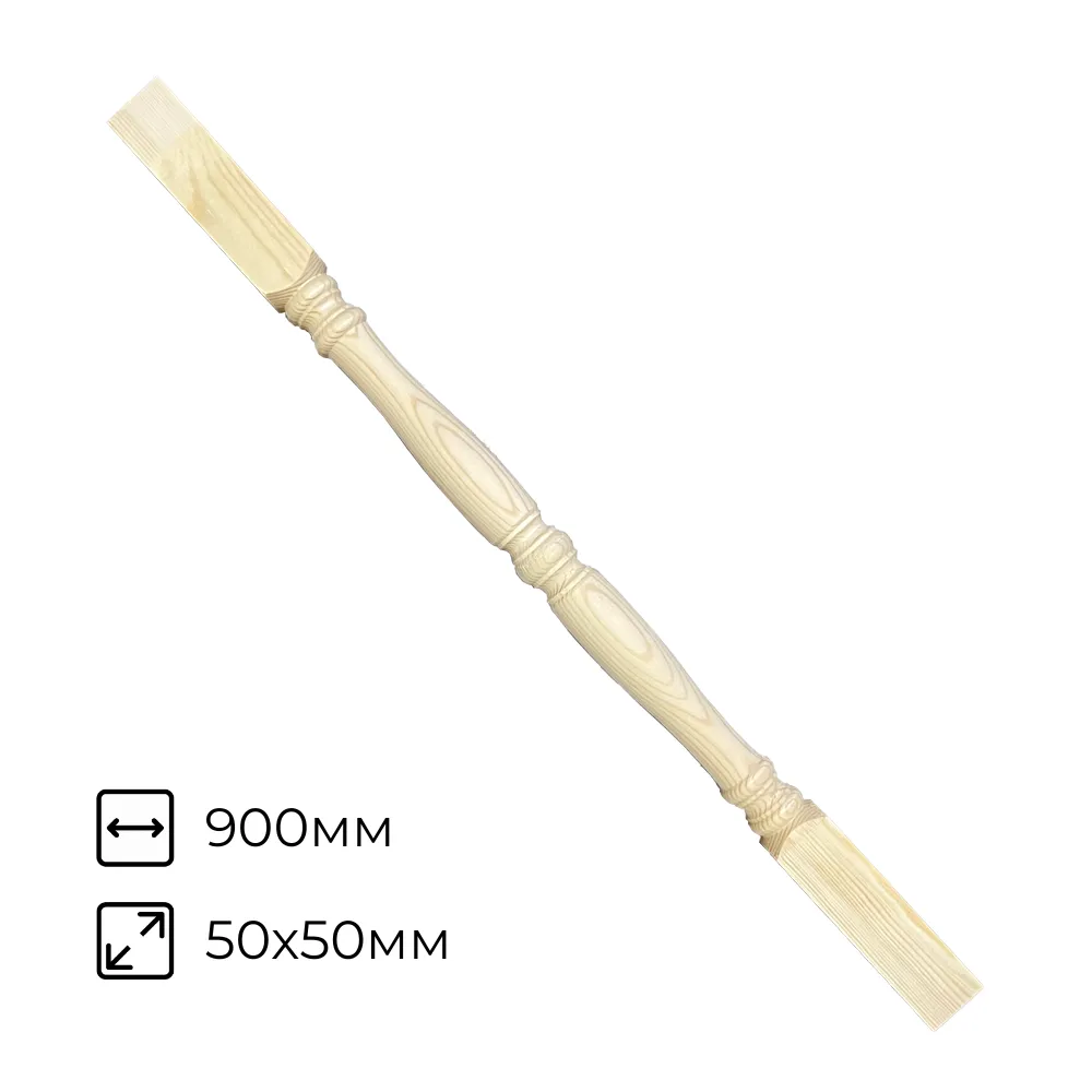 картинка Балясина №5 Симметрия 50х50х900мм сосна сорт А